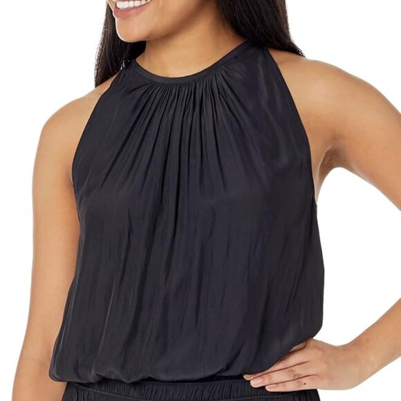 Ramy Brook Audrey Sleeveless Halter Drop Waist Midi size 8 preloved - Picture 9 of 14